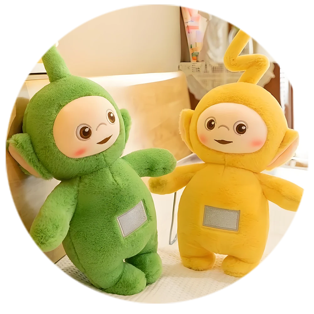 Brinquedos de pelúcia de desenhos animados