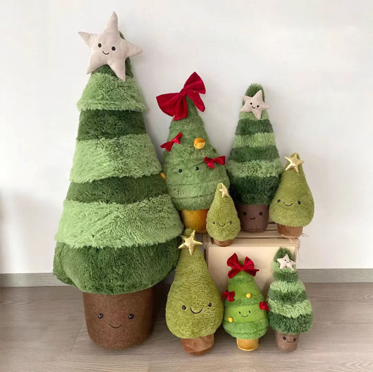 Por que escolher um brinquedo de pelúcia de árvore de Natal para decoração de férias?