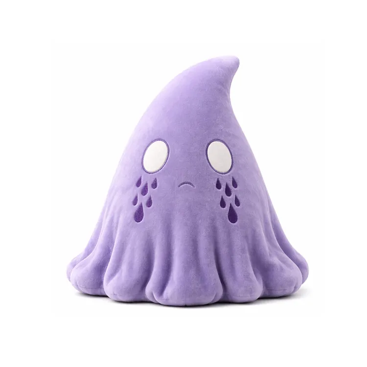 Como o brinquedo de pelúcia fantasma assustador e roxo reflete a ascensão das tendências emocionais de pelúcia