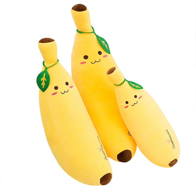 Brinquedo de pelúcia de banana