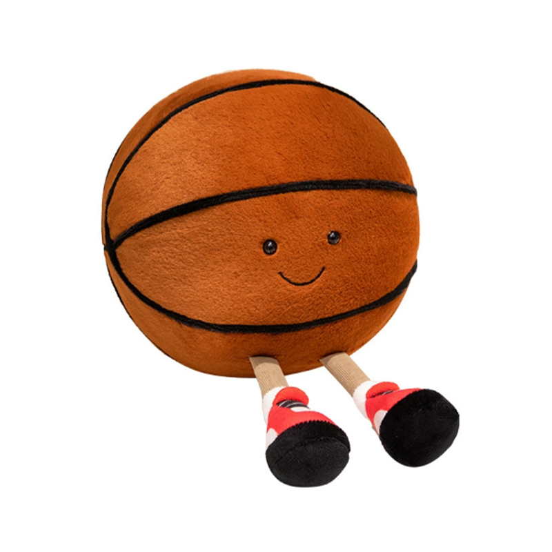 Brinquedo de pelúcia de mascote de basquete