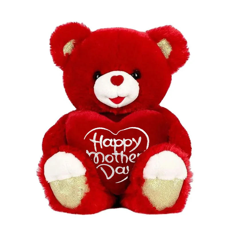 Urso de pelúcia de coração