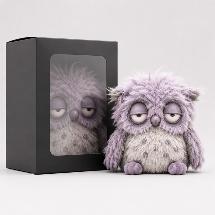 Grumpy Owl Plush Toy