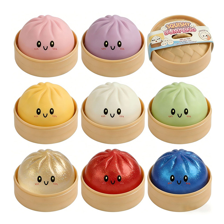 Brinquedo Squishy de Bolinho Misterioso
