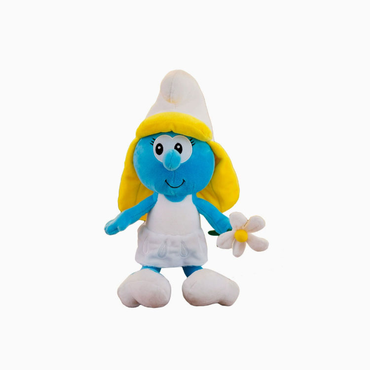 Brinquedo de pelúcia Smurf